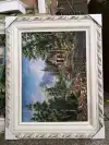 A 50*100 decorative background painting for the living room sofa Application Scenario